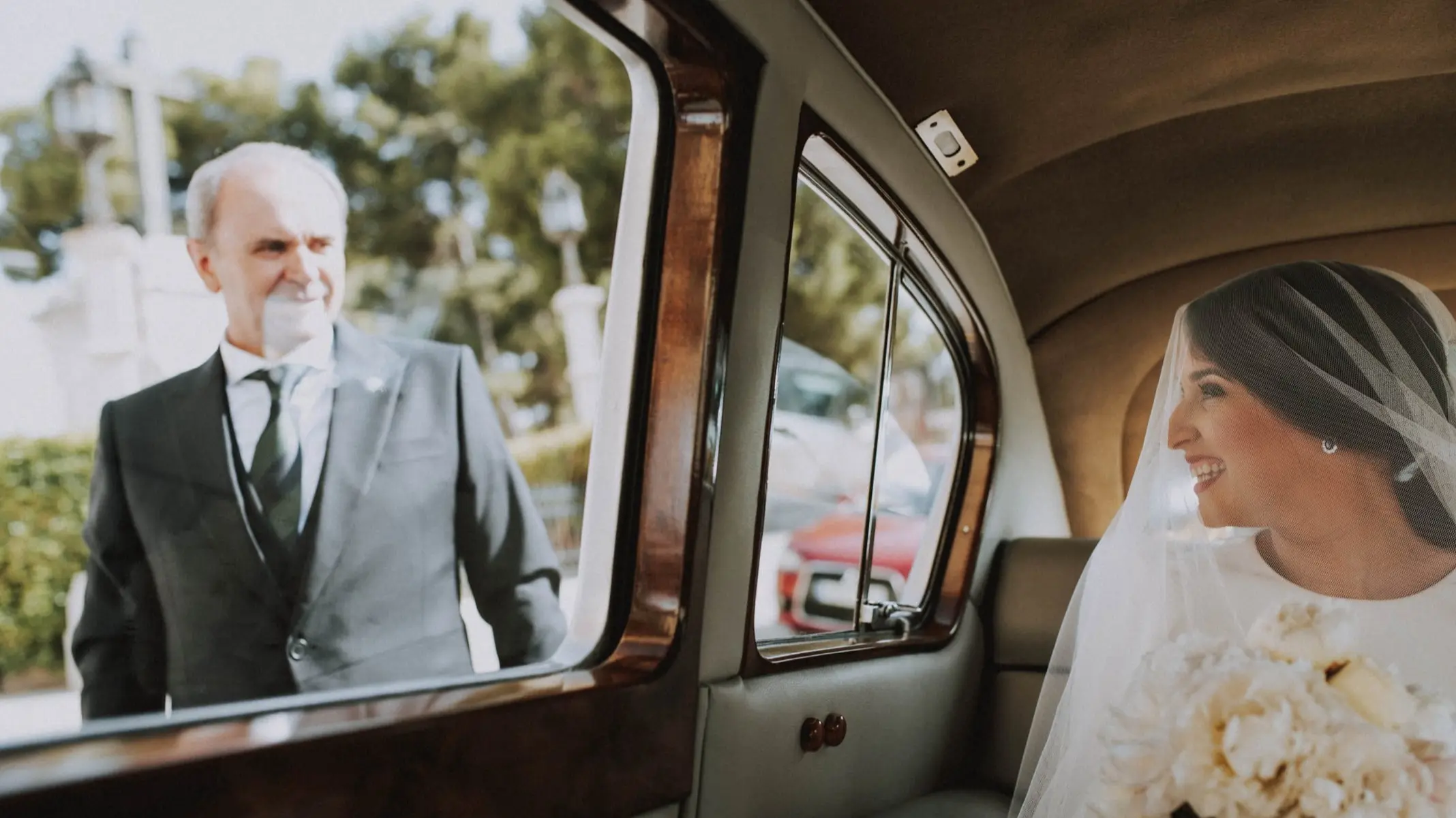 Boda con estética cinematográfica